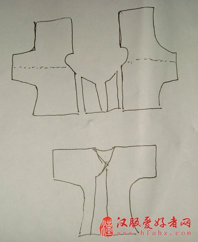  制版与裁剪-汉服裋汉服喜好者褐制作详细教程 第一课