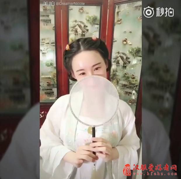 【汉服发型】三连弹！适合古装摄影中短发妹子的简单汉服发型教程