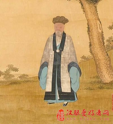  汉服披风制作裁古装摄影剪图 披风制作教程