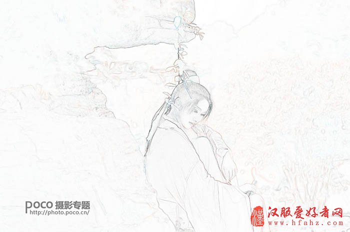 PS调出复古怀旧风格的古装美女照片