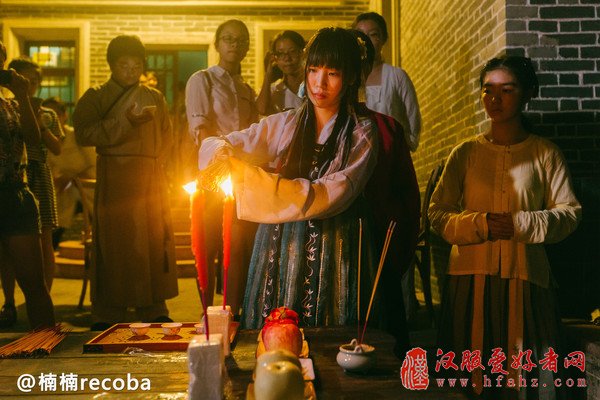  汉服青年聚水东院子 穿针乞巧闹七夕