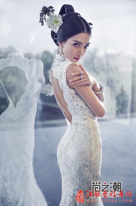 Angelababy婚纱照古装啥样 都登不上最美古装女星排