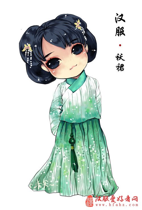 萌系汉服女孩(多图) - 何戚戚 - { 印象 }