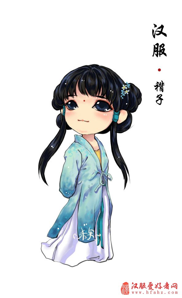 萌系汉服女孩(多图) - 何戚戚 - { 印象 }