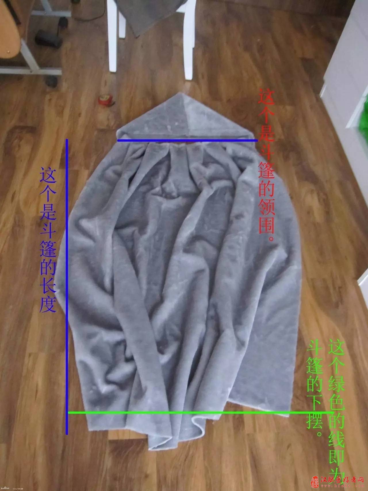  汉服裁剪教学，喜欢手工的同袍们看过来