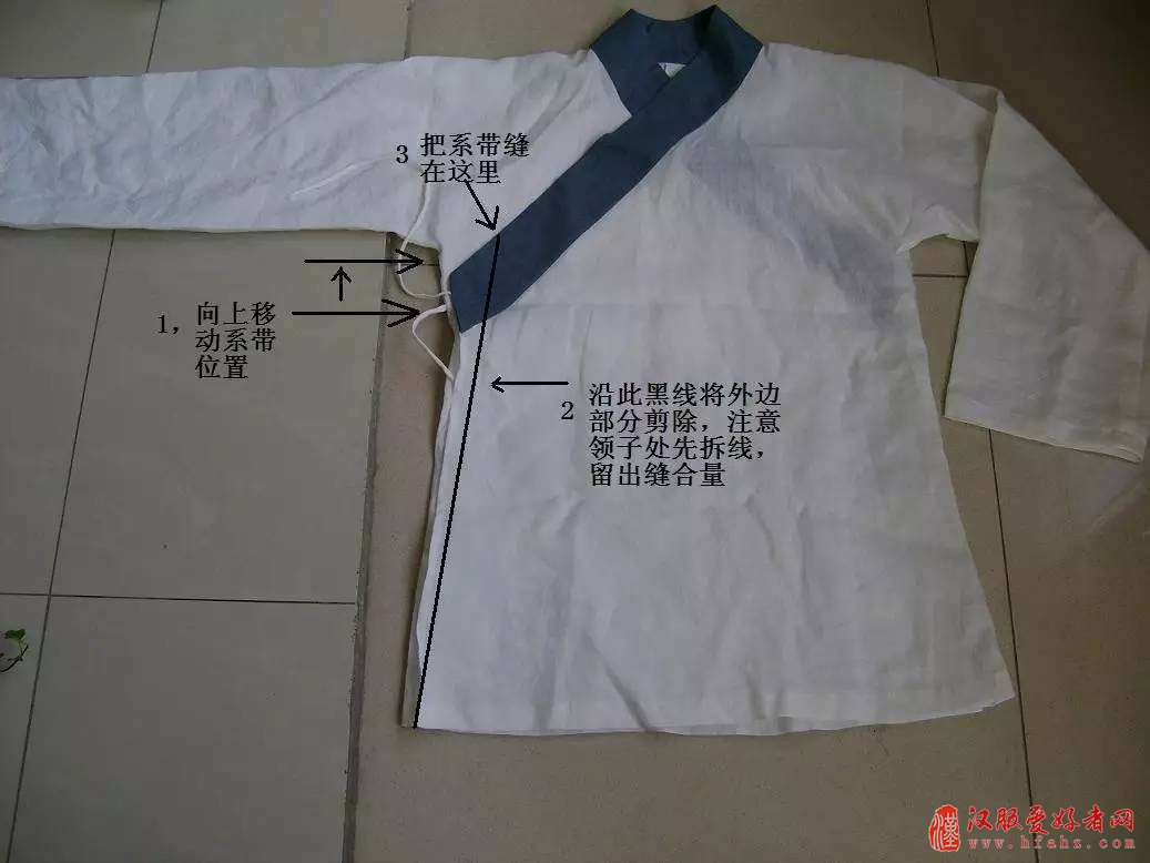  汉服裁剪教学，喜欢手工的同袍们看过来