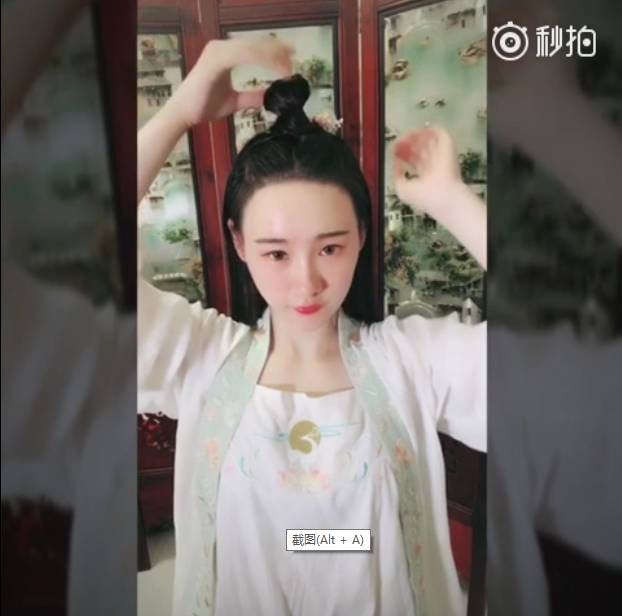【汉服发型】三连弹！适合中短发妹子的简单汉服发型教程