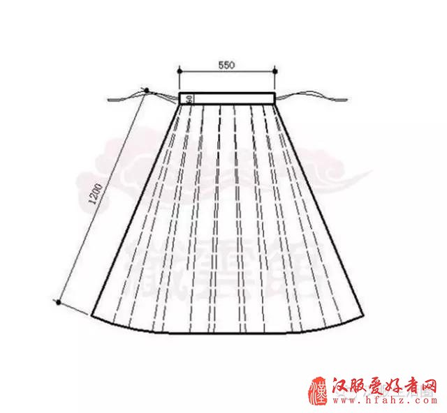 齐胸襦裙的裁剪心得
