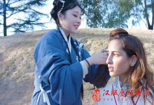 着汉服化古妆 90后女孩在悉尼别样演绎中国风