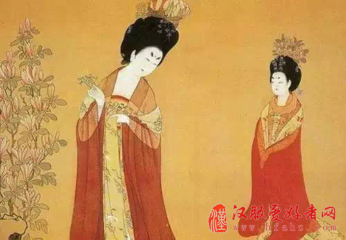 唐 周舫 《簪花仕女图》局部