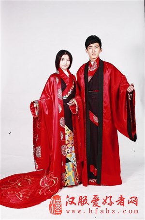 中华汉服成婚纱摄影新亮点