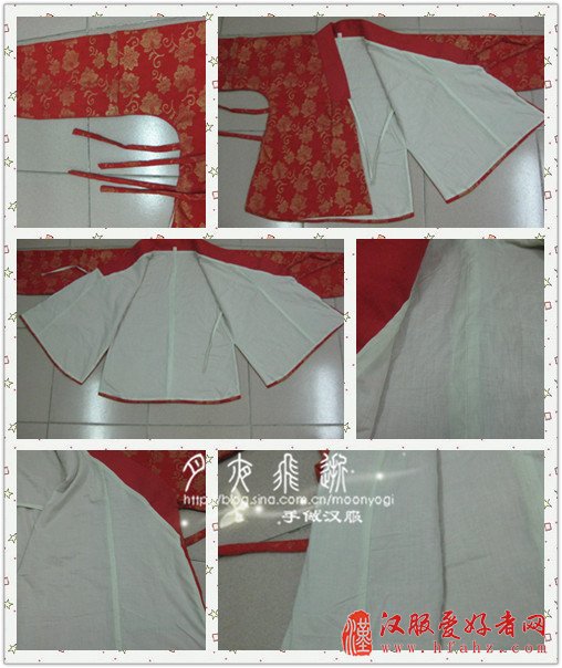  明制上袄制作过程--挂里教程