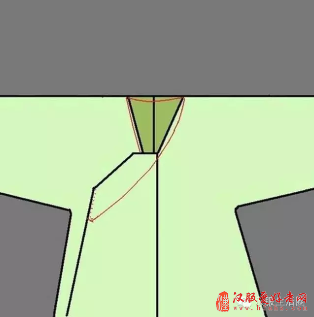  关于明代的交领领口