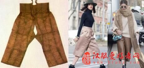  阔腿裤源于汉服吗？你的阔腿裤掉坑了吗？