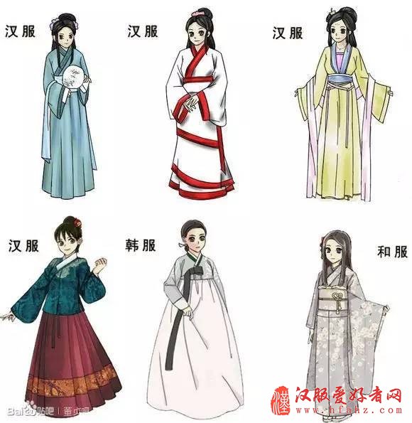  汉服韩服和服，本是同根生相煎何太急！（上）