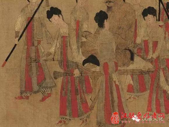  齐胸襦裙系带的多样性