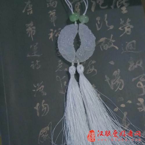全新自制汉服配饰滴胶仿玉佩古风流苏