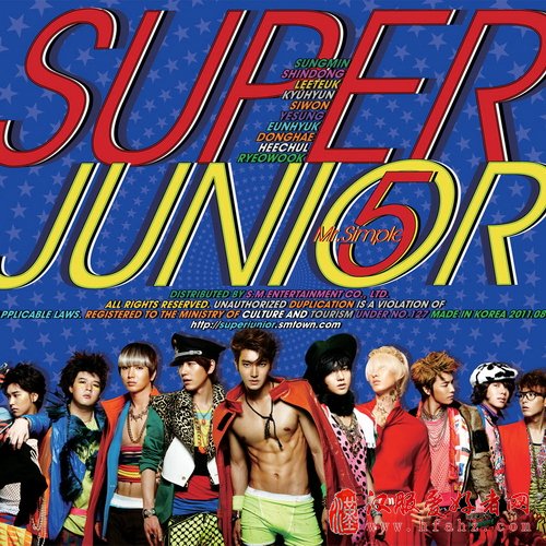 韩团super junior出道十年 专辑发型引韩流