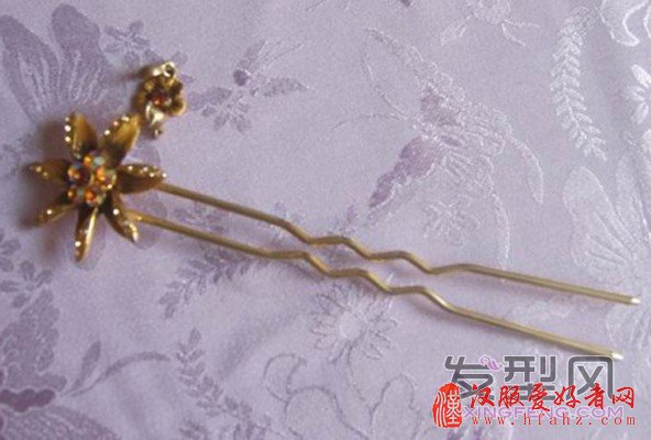 汉服古典发型盘发教程, 简单又实用
