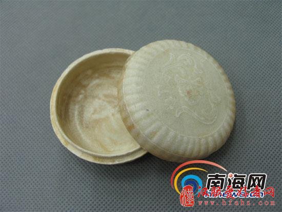 海口将展出800年前精美粉盒 来自华光礁古沉船