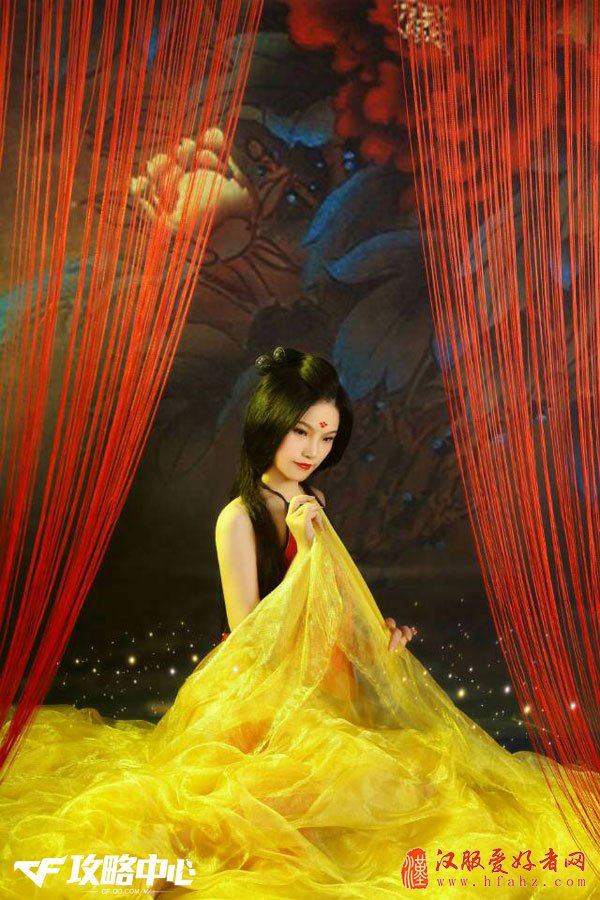 CF火线古典美女七颜专访 古装写真性感诱人