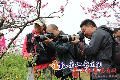 峨眉摄影家协会桃花山采风拍古装美女