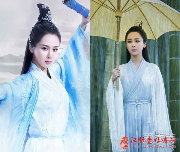 仙侠剧暑期来屏霸 杨幂赵丽颖关晓彤宋茜杨紫发型PK谁最仙？