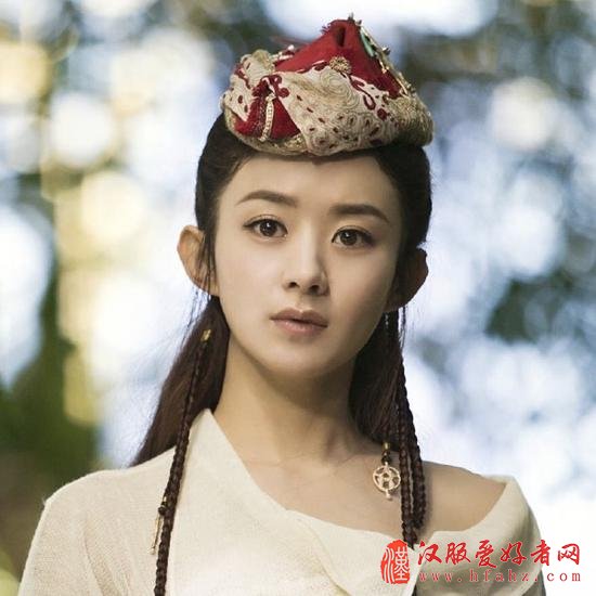 赵丽颖“女儿国”中纯美 古装造型美出最新高度