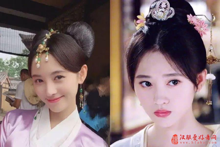 鞠婧祎在古装剧里梳米奇头？行走的发型教科书