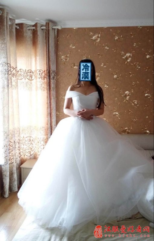 薇好婚纱 新款2017新娘结婚婚纱一字肩婚纱A字裙
