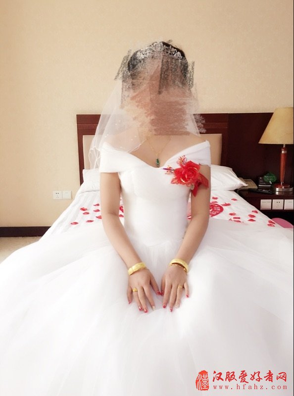 薇好婚纱 新款2017新娘结婚婚纱一字肩婚纱A字裙