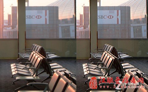拍虚了是很常见的失误（左侧为原图，右侧为后期处理后）